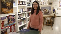 Ainhoa en uno de los rincones de su librer�a