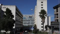 Los edificios Cristal y Materno del CHUO