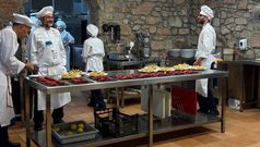 Una jornada de pr�cticas en el obradoiro de Hosteler�a de Vilanova