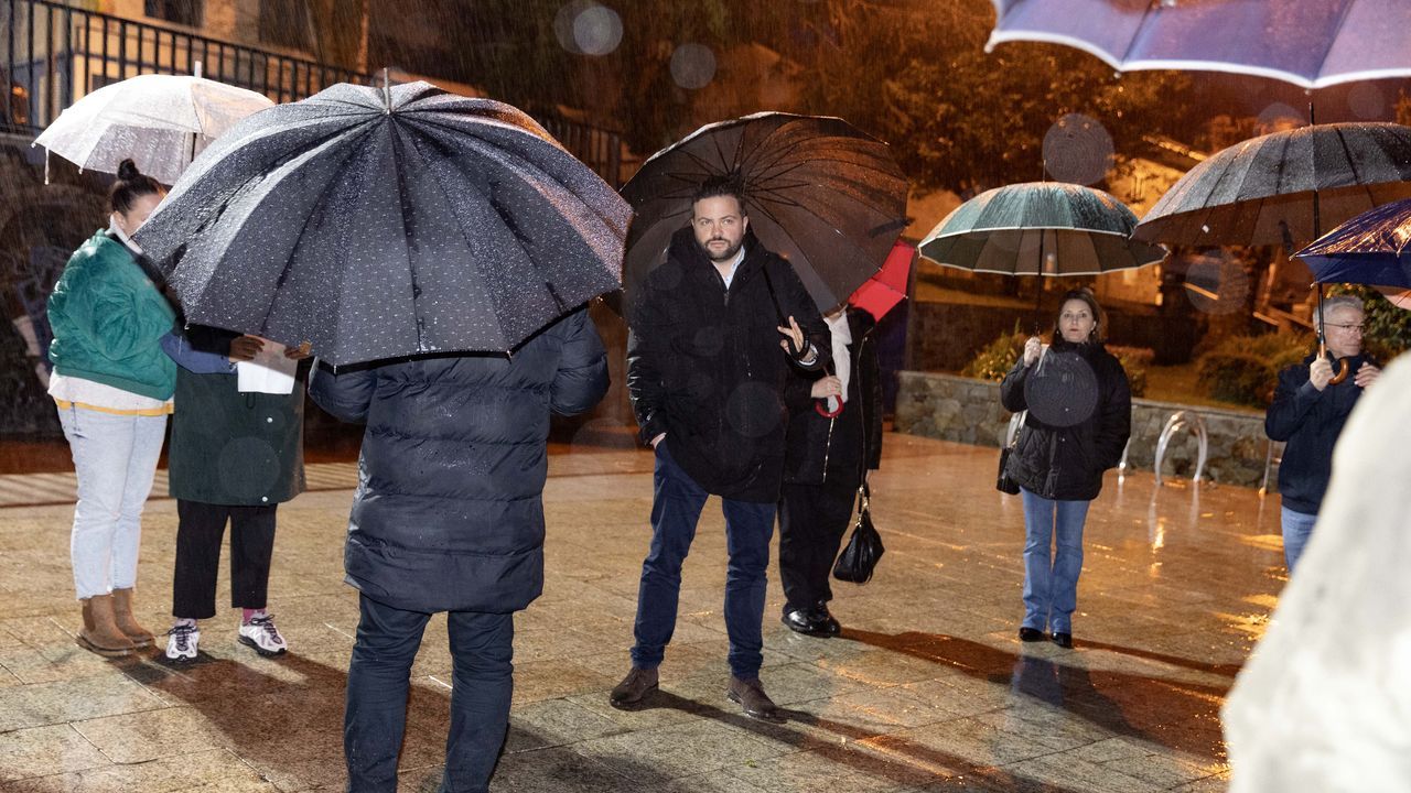 Concentración en Cerceda contra la guerra en Oriente Medio