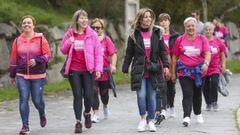 Imagen de archivo de una andaina contra el c�ncer promovida por la junta local de Cabana