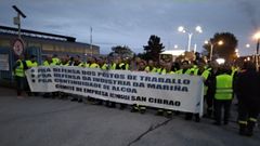 Tercera protesta de trabajadores de Reymogasa