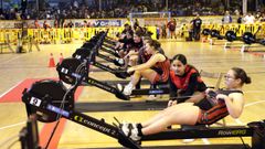 El pabell�n Agust�n Mour�s de Noia acogi� el campeonato gallego de erg�metro