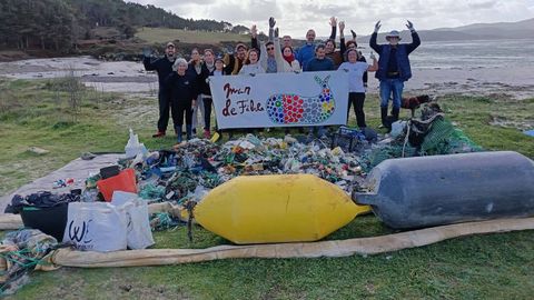 La limpieza realizada en el arenal
