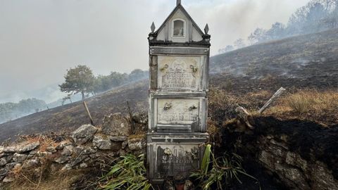 Incendio en Chandrexa de Queixa.