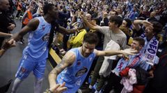 La fiesta del Breo tras destrozar al Madrid