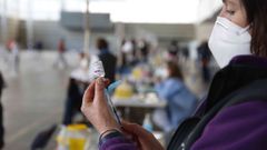 As� fue la jornada de vacunaci�in masiva en Pontevedra