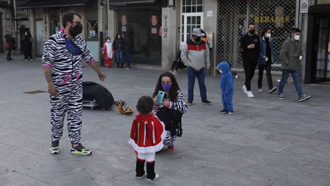 Una peque�a pantalla en Xinzo