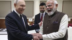 Putin visit� el pasado diciembre al primer ministro indio,  Narendra Nodi.