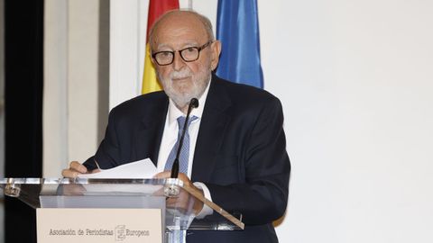 Fotograf&iacute;a de archivo, tomada el 27/11/2023, del periodista Diego Carcedo