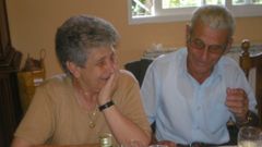 Carmen Iglesias, xunto ao seu marido, Vicente Regenjo