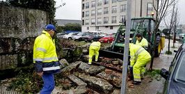 Los servicios municipales atendieron un total de 11 ca�das de muros en los quince d�as de mayor embate de los temporales.