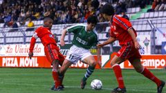 Unay Emery en el Racing-Sevilla del 2001 en Segunda.