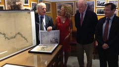 De Izquierda a derecha, el director t�cnico de Sadim, Guillermo Laine; la presidenta de Hunosa, Mar�a Teresa Mallada; el empresario e investigador Luis Adaro y el director de Fusba, Jes�s Fern�ndez Cid.