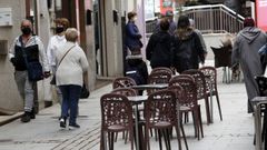 En Ribeira, donde se triplicaron los casos en dos semanas, desde este viernes solo se pueden utilizar las terrazas