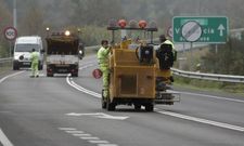 La Conseller�a de Infraestruturas lleva a cabo obras de mejora en la seguridad del vial. 