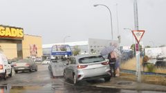 El accidente ocurri� en un momento de lluvia en la ciudad.