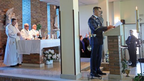 CELEBRACI�N DE LA VIRGEN DE LORETO EN EL EVA 10. ESTACION DE VIGILANCIA AEREA