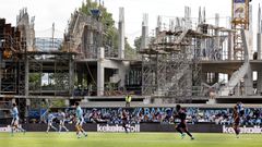 La grada provisional de Gol de Balaidos contaba con algo m�s de 300 localidades y las primeras filas supondr�n casi 800.