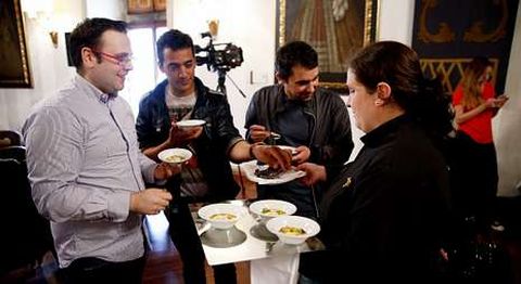 La propuesta gastronmica de Paradores de Turismo est elaborada con productos gallegos. 