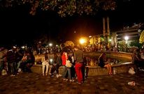 Imagen de las primeras horas del botell�n en una noche de julio del a�o pasado.