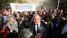 El alcalde de Reus, Carles Pellicer, al salir del juzgado en octubre del 2017