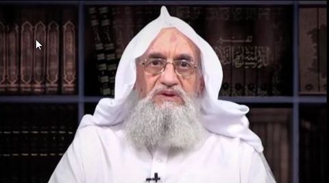 El lder de Al Qaida, Ayman al Zawahiri, en la grabacin difundida este sbado, 11 de septiembre del 2021.