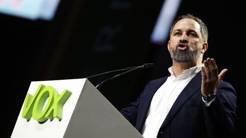 El lder de Vox, Santiago Abascal