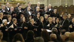 Foto de archivo de la Coral Polif�nica Ferrolana. 