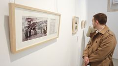 Un lucense visita a exposici�n permanente do Vello C�rcere.