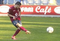 Borjas transform� en gol el �nico penalti que se pit� esta temporada a favor del Pontevedra. 
