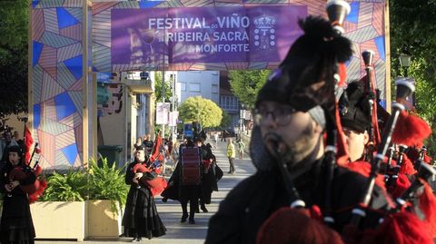 Prtico de entrada al Festival do Vio da Ribeira Sacra 2024