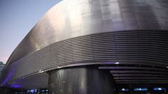Imagen del exterior del estadio Santiago Bernab�u, feudo del Real Madrid