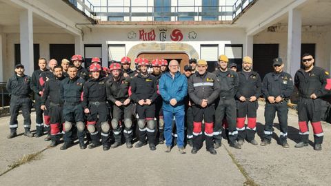 El subdelegado del Gobierno, en su visita a los militares.