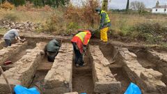 Un aspecto de la nueva campa�a de excavaciones que se est� llevando a cabo en el yacimiento romano de Proendos