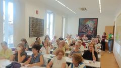 Imagen de una de las clases impartidas de UNED S�nior en Ourense.<br />�<br />�<br />�<br />
