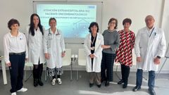 Personal del servicio que ayuda con la iniciativa hospitalaria en una imagen cedida