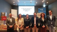Jornada de clausura del proyecto �AquaSmart Transfer�, titulada �Hacia una gesti�n inteligente del agua'��organizada por la Federaci�n Asturiana de Empresarios (FADE) y Gij�n Impulsa, en el edificio Impulsa del Parque Cient�fico Tecnol�gico de Gij�n