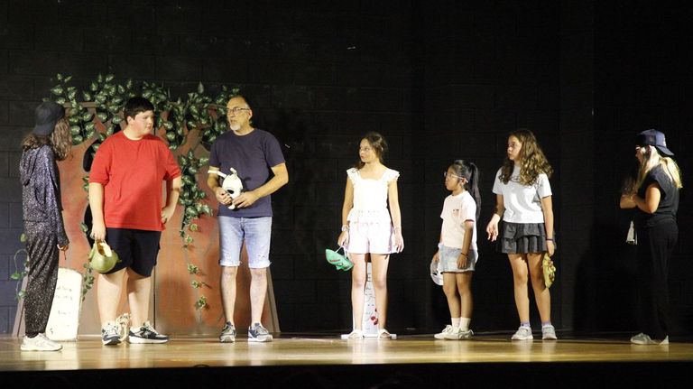 Integrantes del grupo de teatro