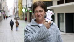 Mara Adrio, farmacutica de Ferrol que est a tratamiento contra la obesidad con el medicamento Mounjaro.