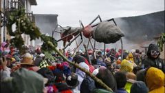 Entroido de Laza.Laza vivi� un entroido multitudinario.