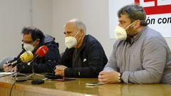 Antonio D�az, en primer t�rmino, Santiago D�az y Grandal