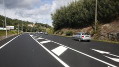 Imagen de archivo de la carretera�PO-531