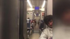 Lluvia en el tren de las siete entre A Coru�a-Vigo