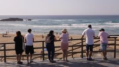 La playa de Valdovi�o, a finales de mayo