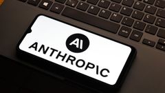 Logo de Anthropic, una de las empresas de IA de referencia