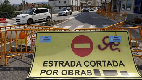 Imagen de un corte anterior de la avenida de A Barca