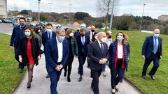 La vicepresidenta de Transici�n Ecol�gica, Teresa Ribera, a su llegada al MIHL de Lugo