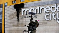 Incendio en el hotel Carris Marineda