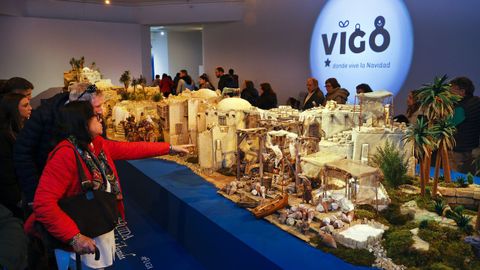 Imagen del bel�n art�stico de Vigo que cada a�o se monta en la Casa das Artes de Policarpo Sanz